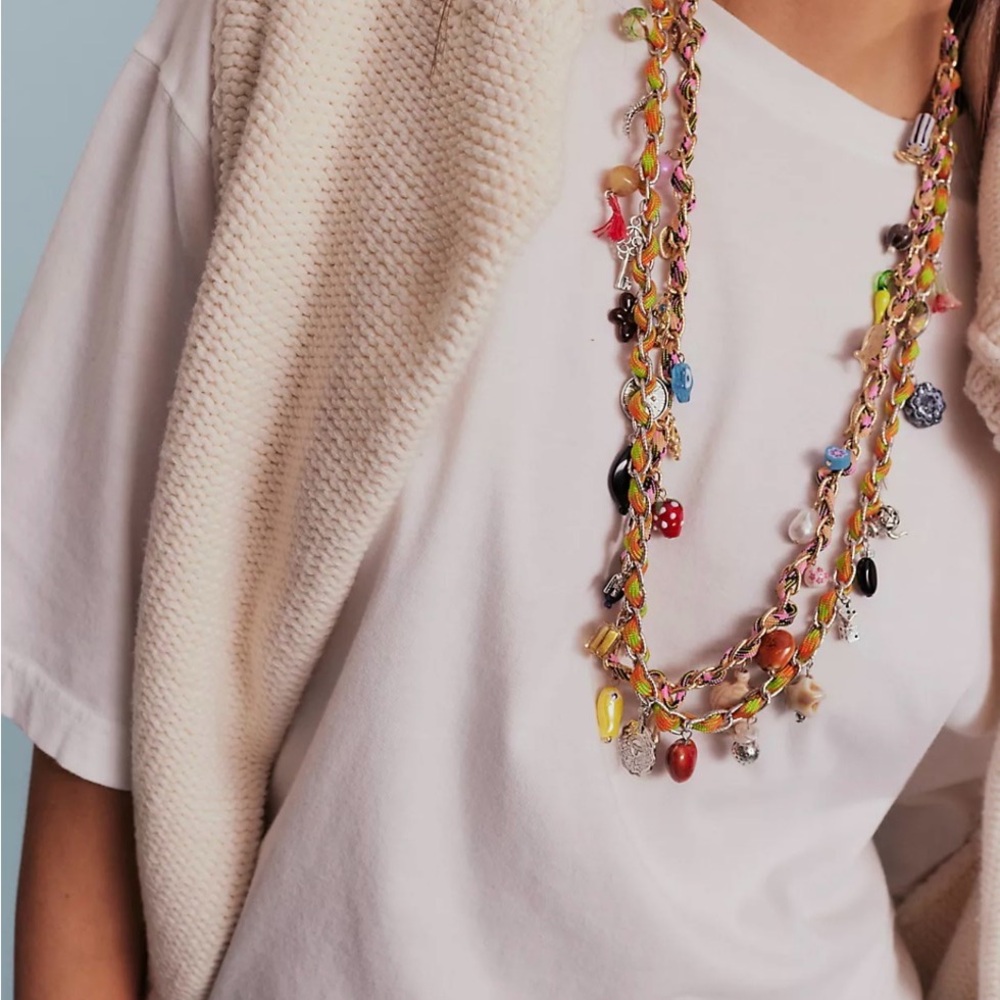 Free People Harper Strand Convertible Charm Necklace